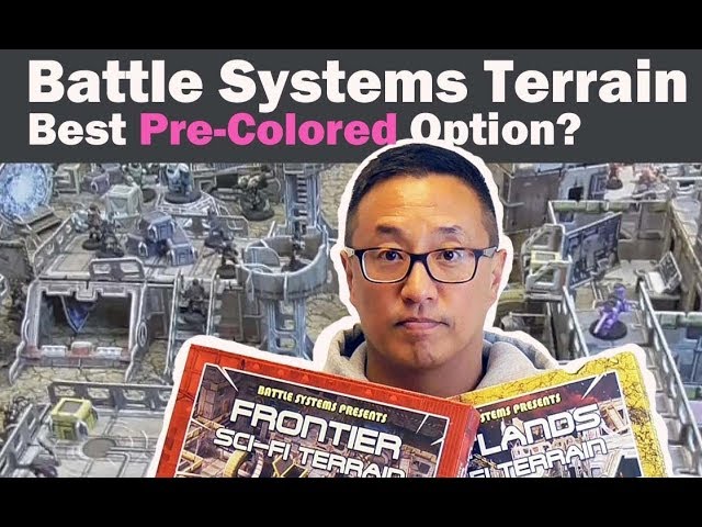  Battle Systems Sci-Fi Terrain - 28mm Modular 3D Space Terrain -  Perfect for Wargaming and Roleplaying Tabletop Games - Full Colour Printed  3D 40K Multi Level Building Models (Gothic Ruins) 