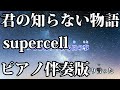 【ニコカラ】君の知らない物語 -Piano Ver.-（Off Vocal）【supercell】