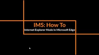 How to Internet Explorer Mode in Edge