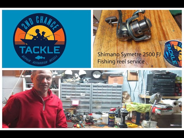 Shimano Symetre 2500 FJ fishing reel how to take apart and service 