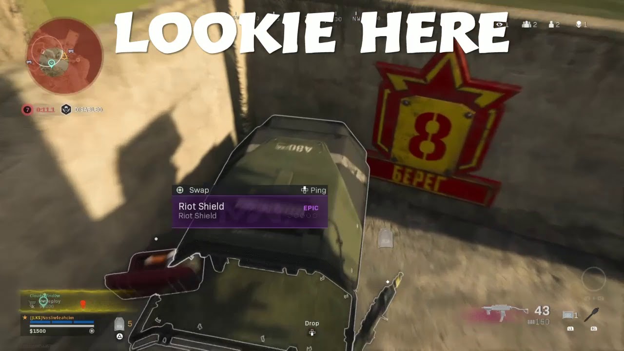 Best way to Deal with a Riot shield in Call of duty war Zone,  Rebirth Island