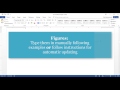 Updating the Template List of Tables