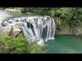 Relaxing Music for Peace of Mind Meditation Cascade of waterfalls multi-layer rock formation