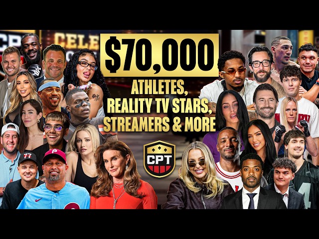 CAITLYN JENNER, N3ON, CAMILLA ARAUJO, INDIA LOVE, & DDG PLAY FOR $70K | Celebrity Poker Tour