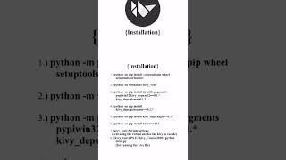 Installation in Kivy Python || #Kivy Python News