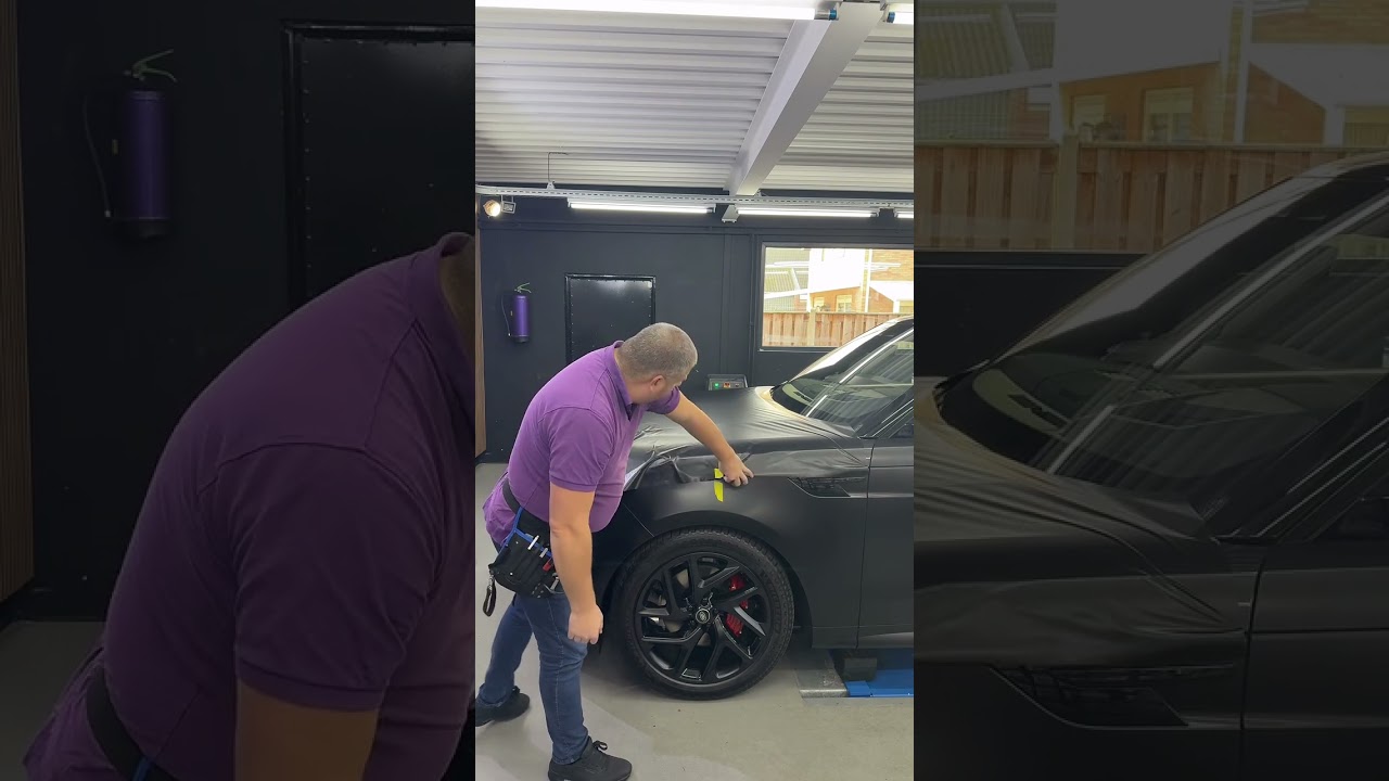 live recording of the hood of this RR sport inm 3M Satin Black,