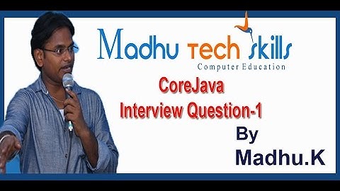 1  What is Java Interview Point Of View Question