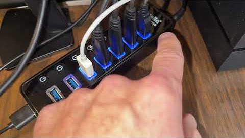 Atolla  Powered USB Hub 3.0 7-Port USB Data Hub Splitter