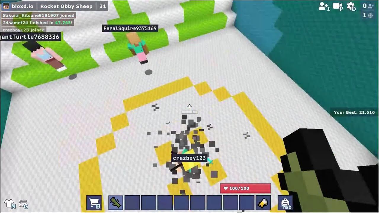 Rocket Obby Bloxd.io