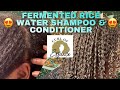 CURL OF ESSANCE WASH DAY PART 1 | FERMENTED RICE WATER SHAMPOO &amp; CONDITIONER #BWOB | Curly Tells