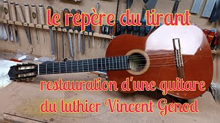 restauration d'une guitare du Luthier Vincent Genod