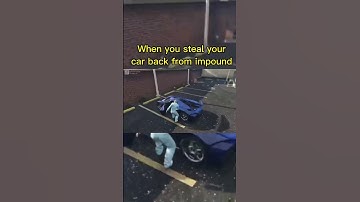 When you take your car back from the impound