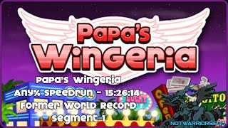 Papa's Wingeria Any% Speedrun - Segment 1