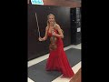 Don&#39;t try this at home! - Caroline Campbell backstage