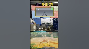 New Melee Sai in CODM #codmobile #codm #bestgunsmith #codmobilegameplay #codmshort #codmshortsvideos