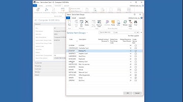 Service Item Configuration | Dynamics NAV | Western Computer