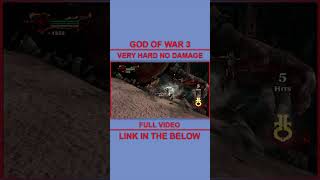 God of War 3 Kratos vs Cronos Very Hard (CHAOS MODE) No Damage Part - 01 | #Shorts #godofwar3