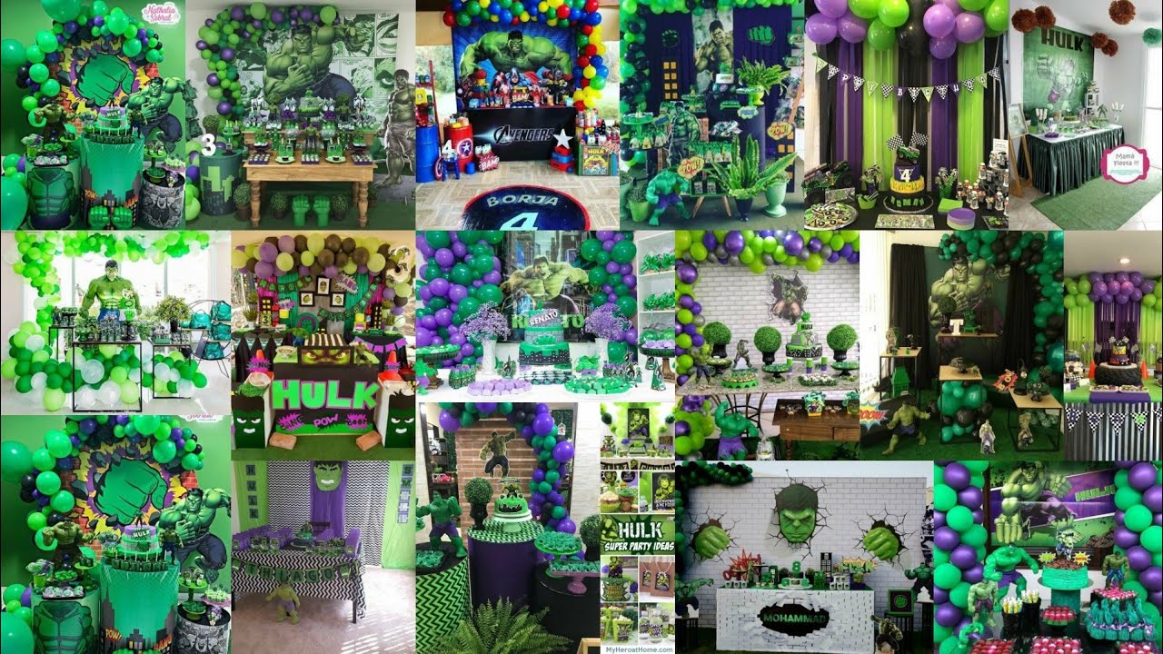 Hulk birthday  decorations  /beautiful and very nice decorations 