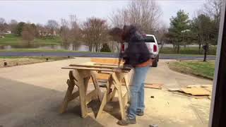 Jackass Sawhorse - YouTube