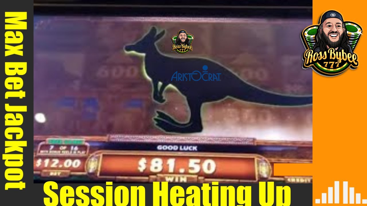 🎰Outback Bucks Mighty Cash Max Bet Bonuses JACKPOT HANDPAY 🎰