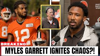 BREAKING: Myles Garrett Sparks Browns Chaos After Shedeur Sanders Decision Rumors