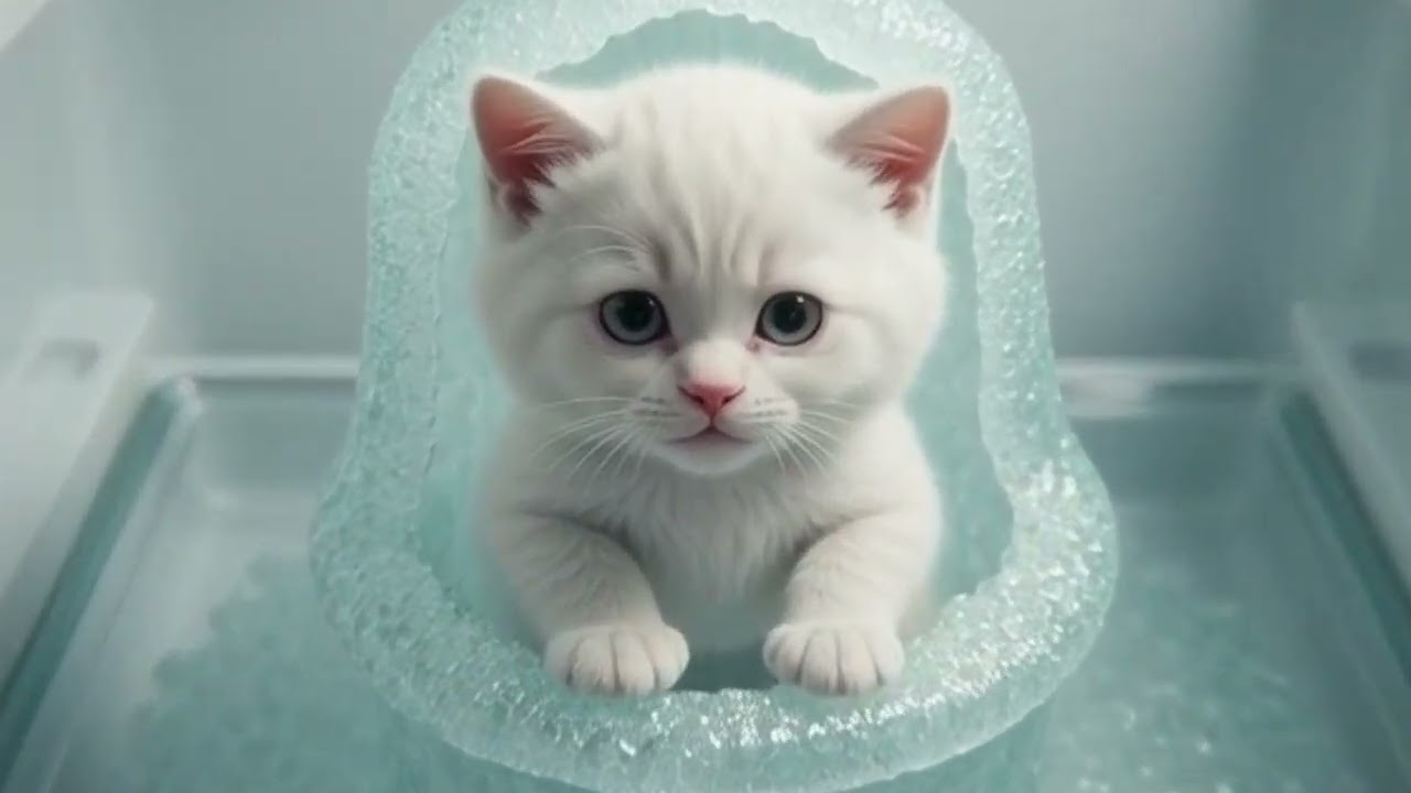 The Naughty Kitten and the Frozen Mistake”A Heartbreaking Cartoon Story with a Powerful Moral