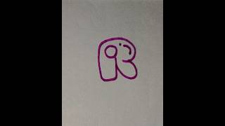 Full How to write alphabet R in bubble letter Guide