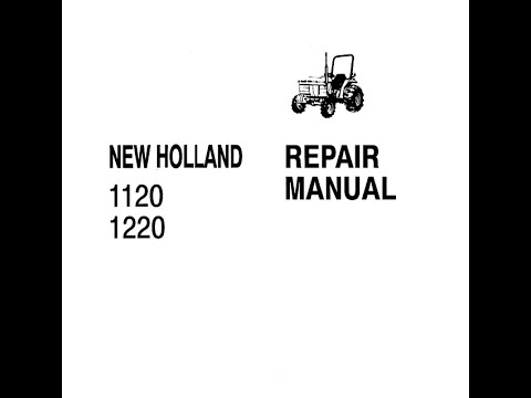 New Holland 1120 1220 Tractors  - Workshop Manual
