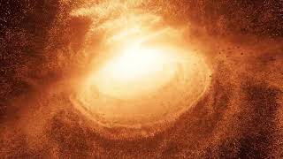 Strong Particles Moving Inside from The Shiny Hole Free Video
