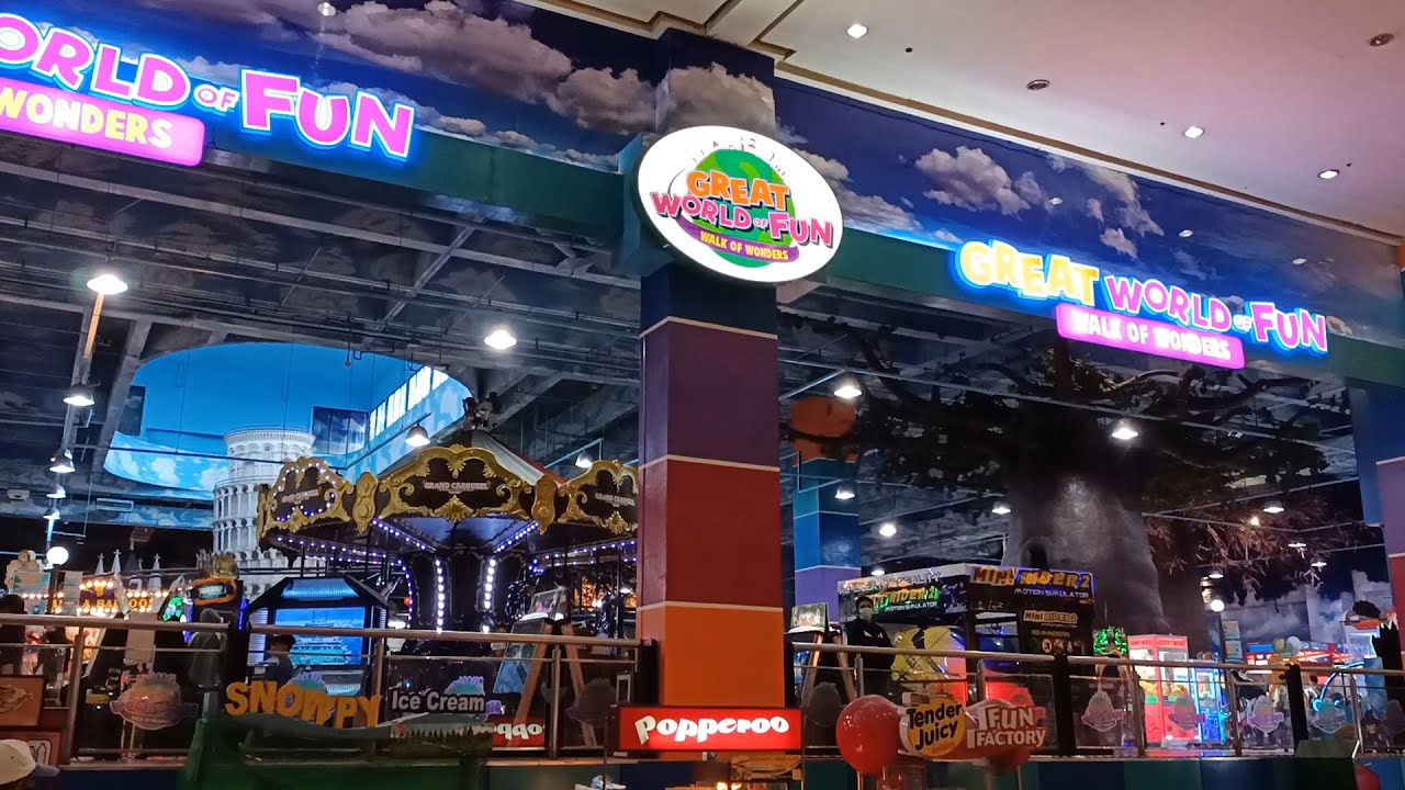 Exploring The Great World Of Fun Walk Of Wonders Located Inside Sta