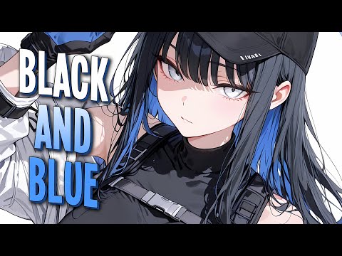 Nightcore - Black and Blue | RobinAugust [Sped Up]