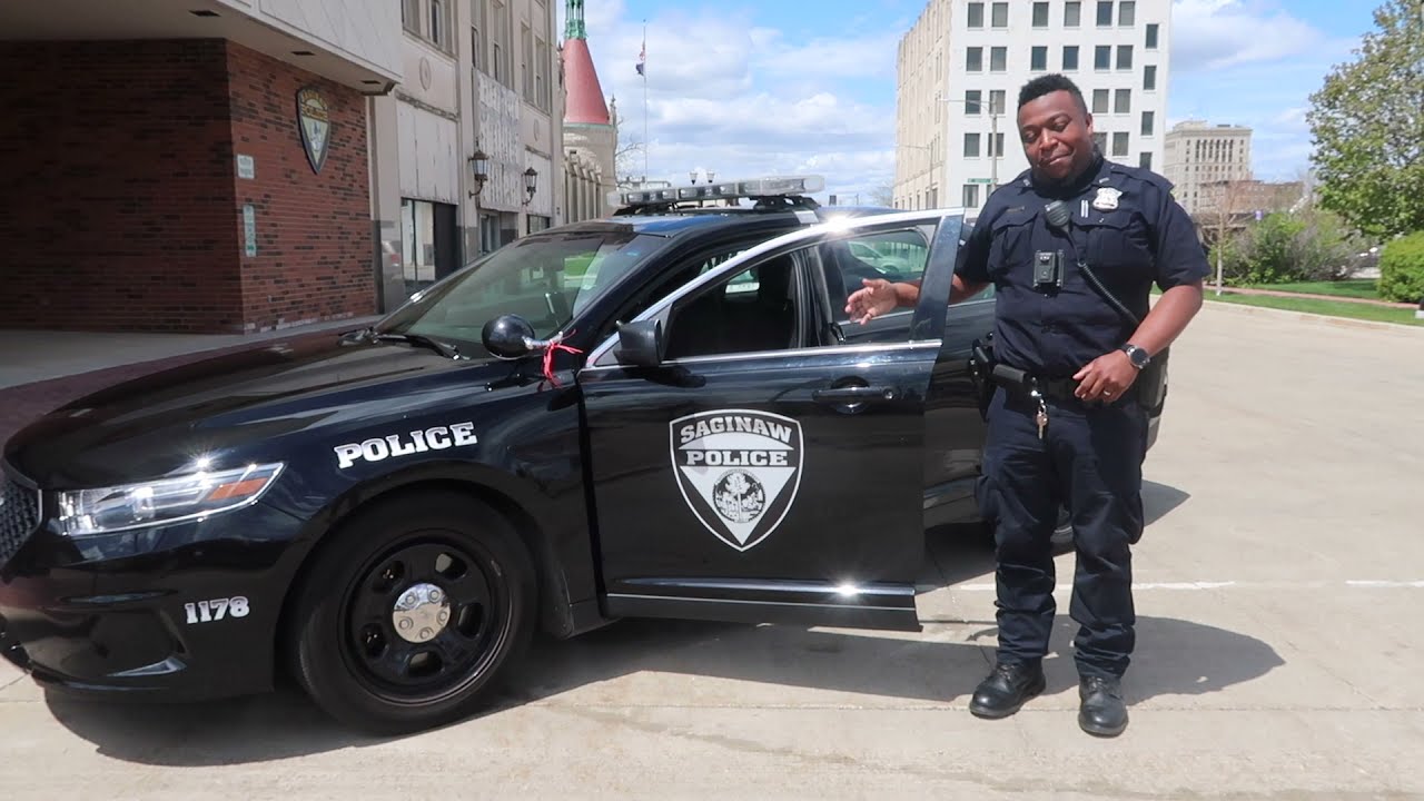 Saginaw Police Department Cop Car Tour YouTube