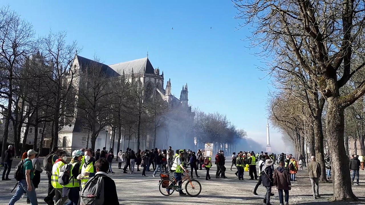 Manifestation Gilets Jaunes Nantes 23 Février 2019 Acte 15