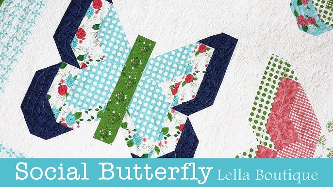 Laundry Basket Quilts Little Butterflies Stencil