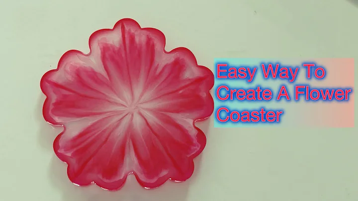 🎨 DIY Resin Flower Coaster Tutorial for Beginners | Mica Powder Magic! 🌸✨ #resin
