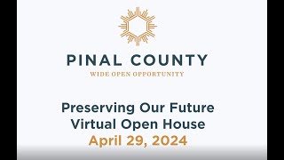 Preserving Our Future Virtual Open House  April 29, 2024