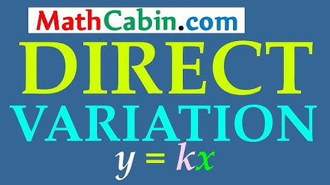 Direct Variation problem ! ! ! ! !