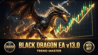 Black Dragon EA v13.0 XAUUSD Trend Master Bot | MT5 Gold Trading EA