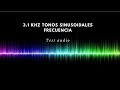 "Tonos Sinusoidales: Tono Puro de 3.1 kHz (3100 Hz) | Pruebas de Sonido y Calibración de Audio"