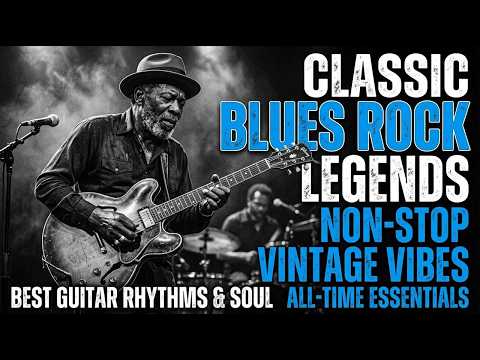 Jimi Hendrix, Deep Purple, ZZ Top, Led Zeppelin, AC DC 🎸🔥 Classic Blues Rock Power Voices & Guitars