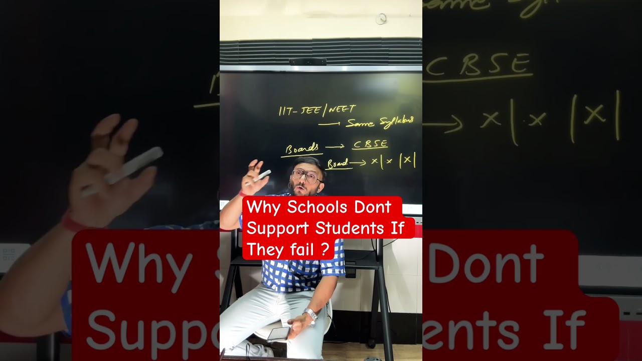 Why Schools Dont Support Students If They fail ? 