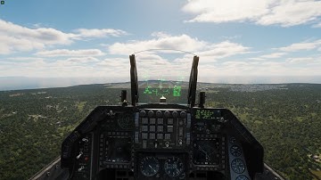 DCS F-16C Cockpit Landing in Guam with Max Settings | Digital Combat Simulator