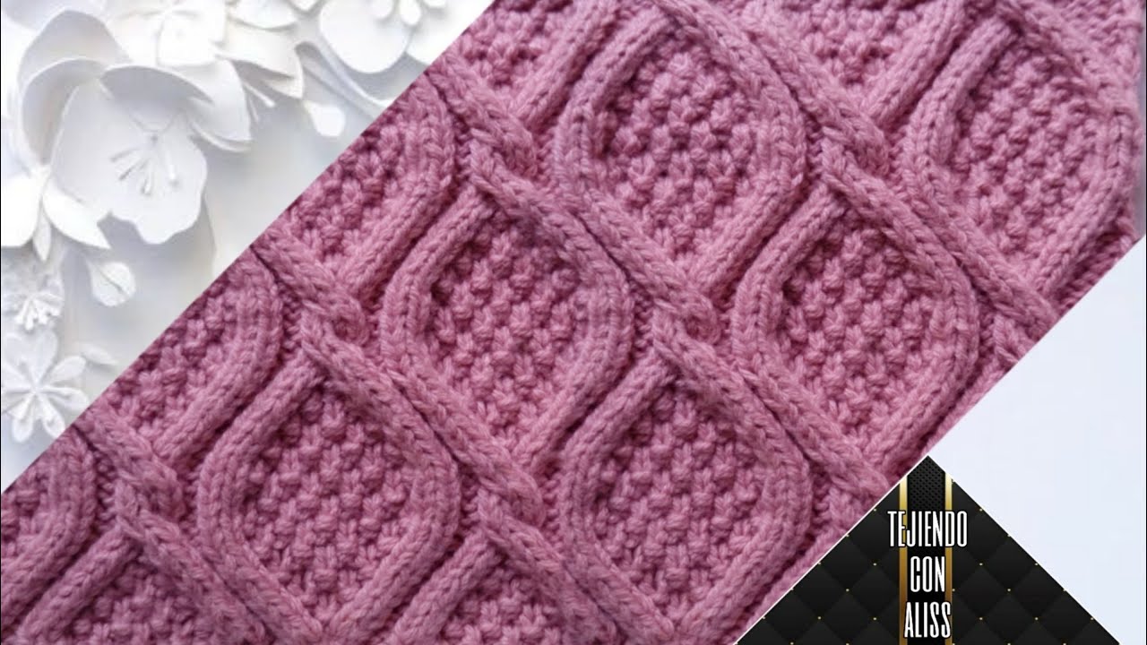 #305 - TEJIDO A DOS AGUJAS / knitting patterns / Alisson Aldave