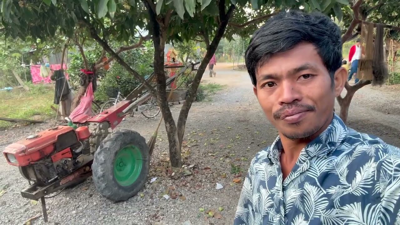 It's time to water my beautiful vegetable garden