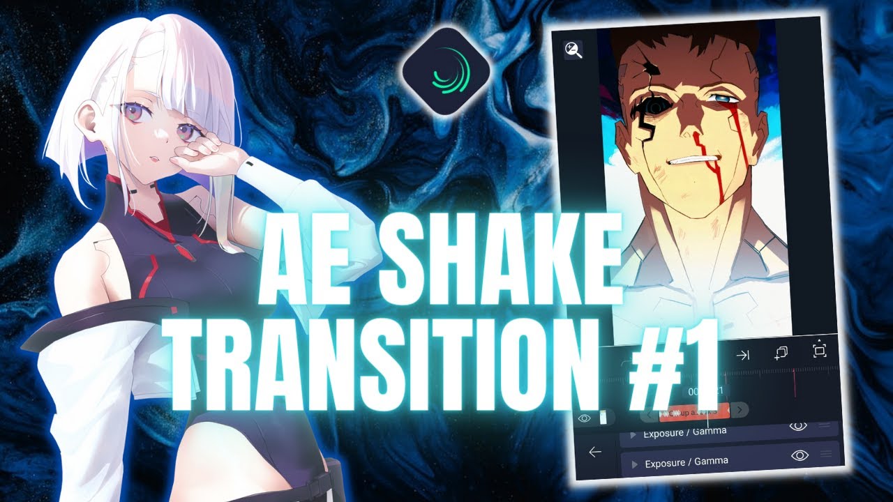 Badass AE Inspired Shake ( Bold Exposure)Transition Tutorial On Android || Alight Motion Tutorial