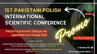 Promo of 1st Pak-Polish Conference 2022