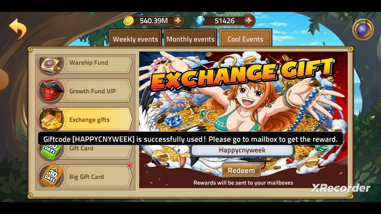 pirate emperor ultimate duel : giftcode january 25