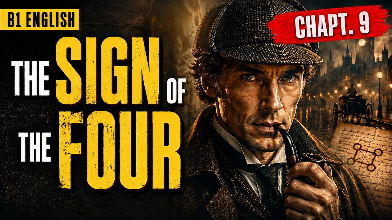 B1 English Listening Practice | The Sign of the Four – Sherlock Holmes ...