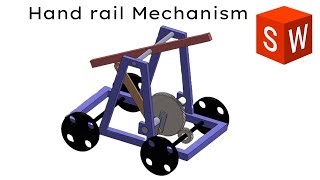 Hand rail Mechanism in Solidworks