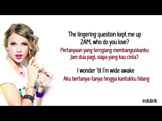 Taylor Swift - Enchanted | Lirik Terjemahan class=